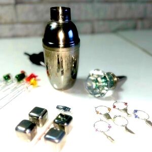 Stainless Steel Cocktail Greygoose Shaker Set Bar Accessories Decorative Tools